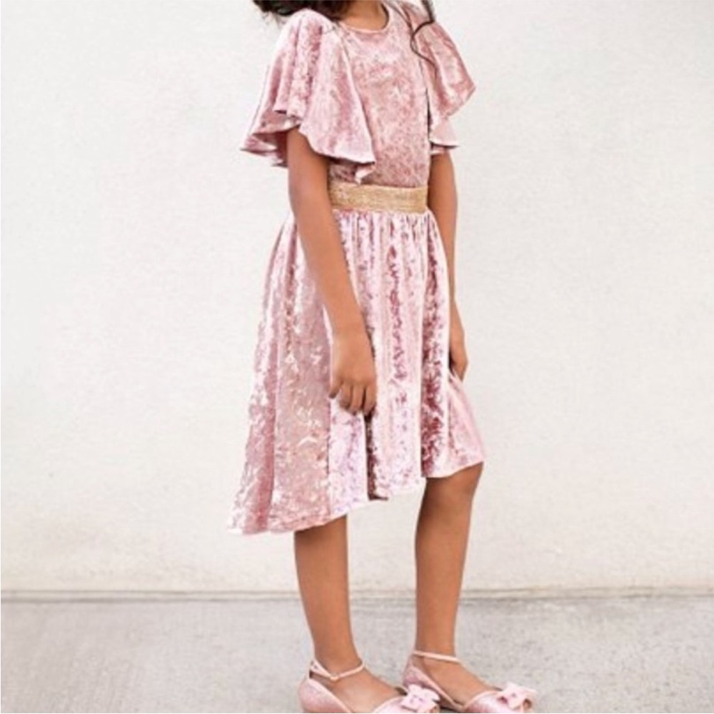 Mia Joy Joyfolie Girl blush Velvet Dress